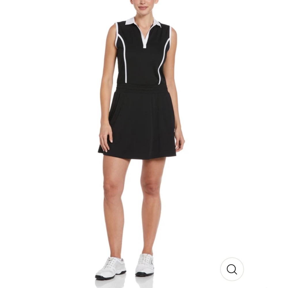 Callaway Womens Color Block Golf Polo Dress